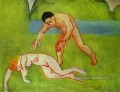 Satyr et Nymphe nue 1909 fauvisme abstrait Henri Matisse